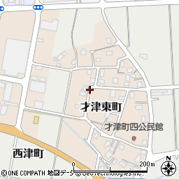新潟県長岡市才津東町周辺の地図