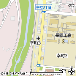 長岡管工事会館周辺の地図