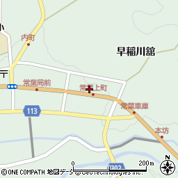 福島県田村市常葉町常葉上町89周辺の地図
