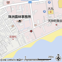 石川県珠洲市野々江町ラ1周辺の地図