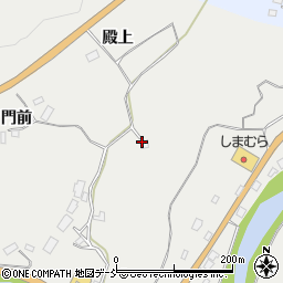 福島県田村市船引町春山殿上周辺の地図