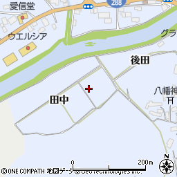 福島県田村市船引町船引田中周辺の地図