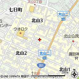 新潟県長岡市北山3丁目19周辺の地図