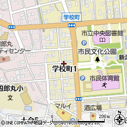 長岡将棋センター周辺の地図