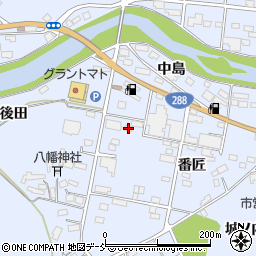 福島県田村市船引町船引四城内前2周辺の地図