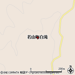 石川県珠洲市若山町白滝周辺の地図