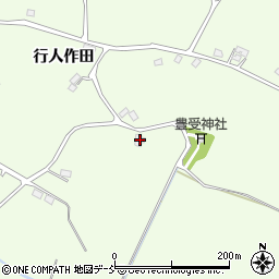 福島県郡山市喜久田町行人作田6周辺の地図