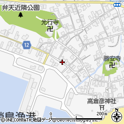 石川県珠洲市蛸島町子周辺の地図