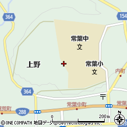 福島県田村市常葉町常葉上野周辺の地図