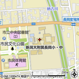 新潟大学教育学部　附属幼稚園周辺の地図