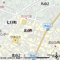 新潟県長岡市北山3丁目12周辺の地図