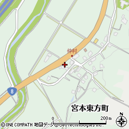 新潟県長岡市宮本東方町1134周辺の地図