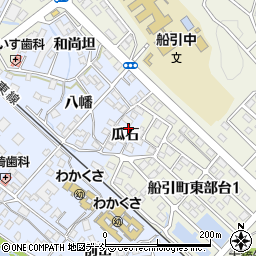 福島県田村市船引町船引瓜石周辺の地図