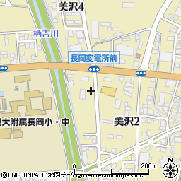美沢薬局周辺の地図