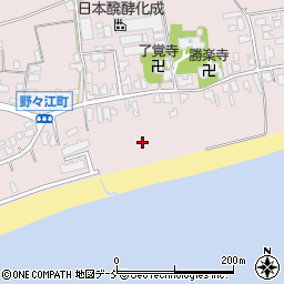 石川県珠洲市野々江町周辺の地図