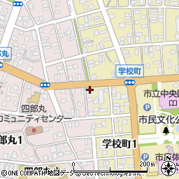 長岡警察署四郎丸交番周辺の地図
