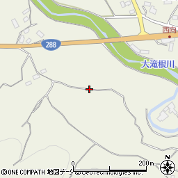 福島県田村市常葉町西向（叶内）周辺の地図