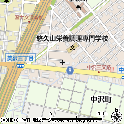 セブンイレブン長岡中沢４丁目店周辺の地図