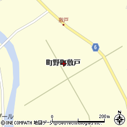 石川県輪島市町野町敷戸周辺の地図