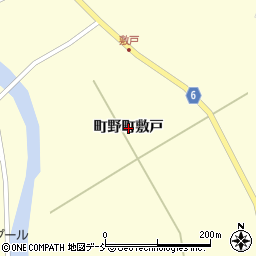 石川県輪島市町野町（敷戸）周辺の地図