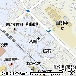 福島県田村市船引町船引八幡周辺の地図