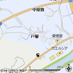 福島県田村市船引町船引戸屋周辺の地図