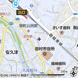 福島県田村市船引町船引下中田44周辺の地図