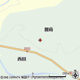 福島県田村市常葉町常葉（腰蒔）周辺の地図