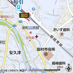 福島県田村市船引町船引下中田41-1周辺の地図