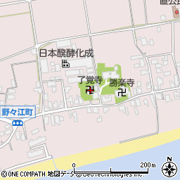 了覚寺周辺の地図