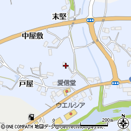 福島県田村市船引町船引中屋敷周辺の地図