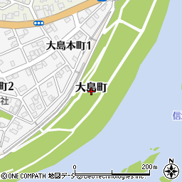 新潟県長岡市大島町周辺の地図
