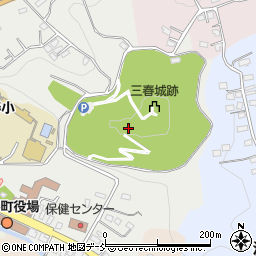 城山公園周辺の地図