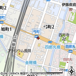 新潟県長岡市弓町周辺の地図