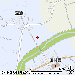 福島県田村市船引町船引深渡前周辺の地図