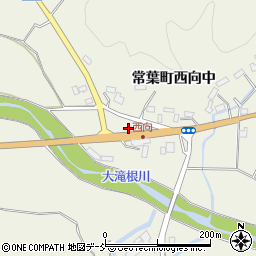 福島県田村市常葉町西向中周辺の地図