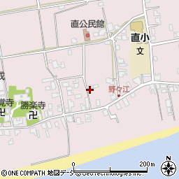 石川県珠洲市野々江町ホ周辺の地図