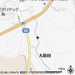 福島県三春町（田村郡）熊耳（大原田）周辺の地図