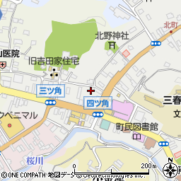 福島県三春町（田村郡）大町周辺の地図