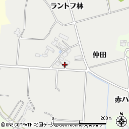 福島県郡山市熱海町下伊豆島仲田6周辺の地図