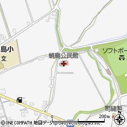 蛸島公民館周辺の地図