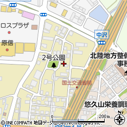 新潟県長岡市美沢3丁目552周辺の地図