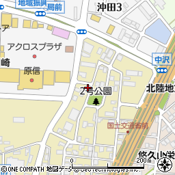 新潟県長岡市美沢3丁目592周辺の地図