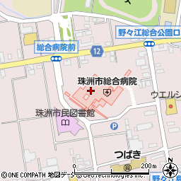 珠洲市総合病院周辺の地図