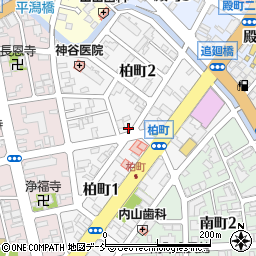 新潟県長岡市柏町周辺の地図