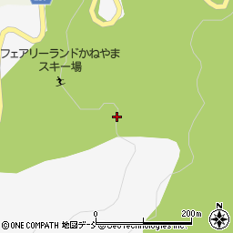 福島県金山町（大沼郡）小栗山（上野）周辺の地図