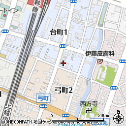 長岡信用金庫台町支店周辺の地図