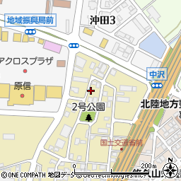 新潟県長岡市美沢3丁目589周辺の地図