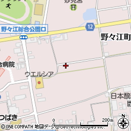 石川県珠洲市野々江町サ周辺の地図
