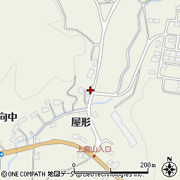 福島県田村市常葉町西向屋形61-1周辺の地図